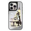 Yeonju 聯名小黑貓韓國文創插畫手機殼 適用 iPhone12-18系列