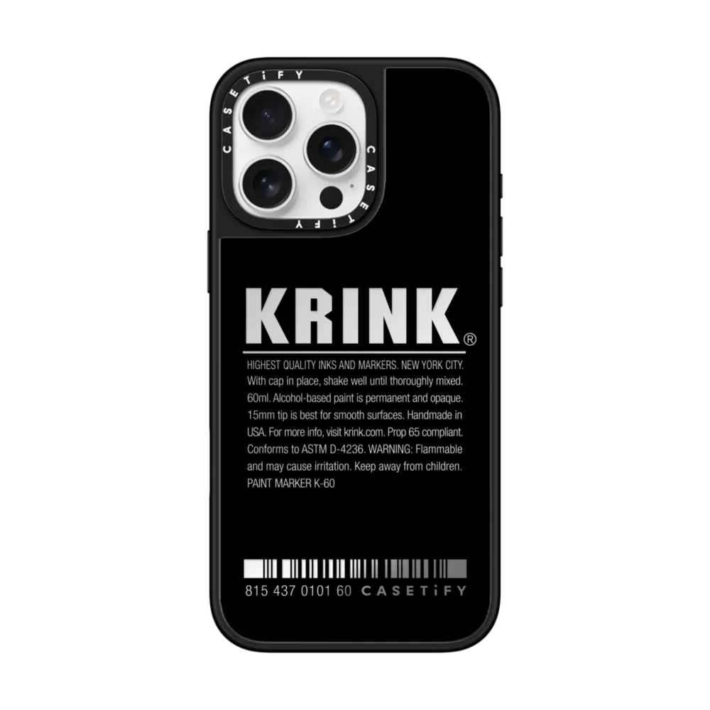 Krink 聯名系列手機殼適用iPhone12-18系列