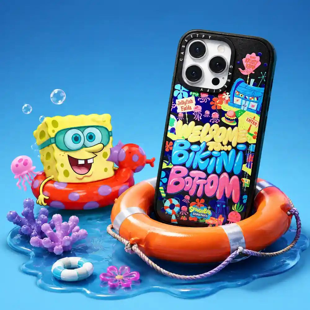 SpongeBob 海綿寶寶聯名系列手機殼適用iPhone12-18系列