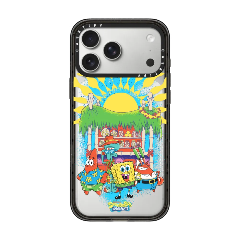 SpongeBob 海綿寶寶聯名系列手機殼適用iPhone12-18系列