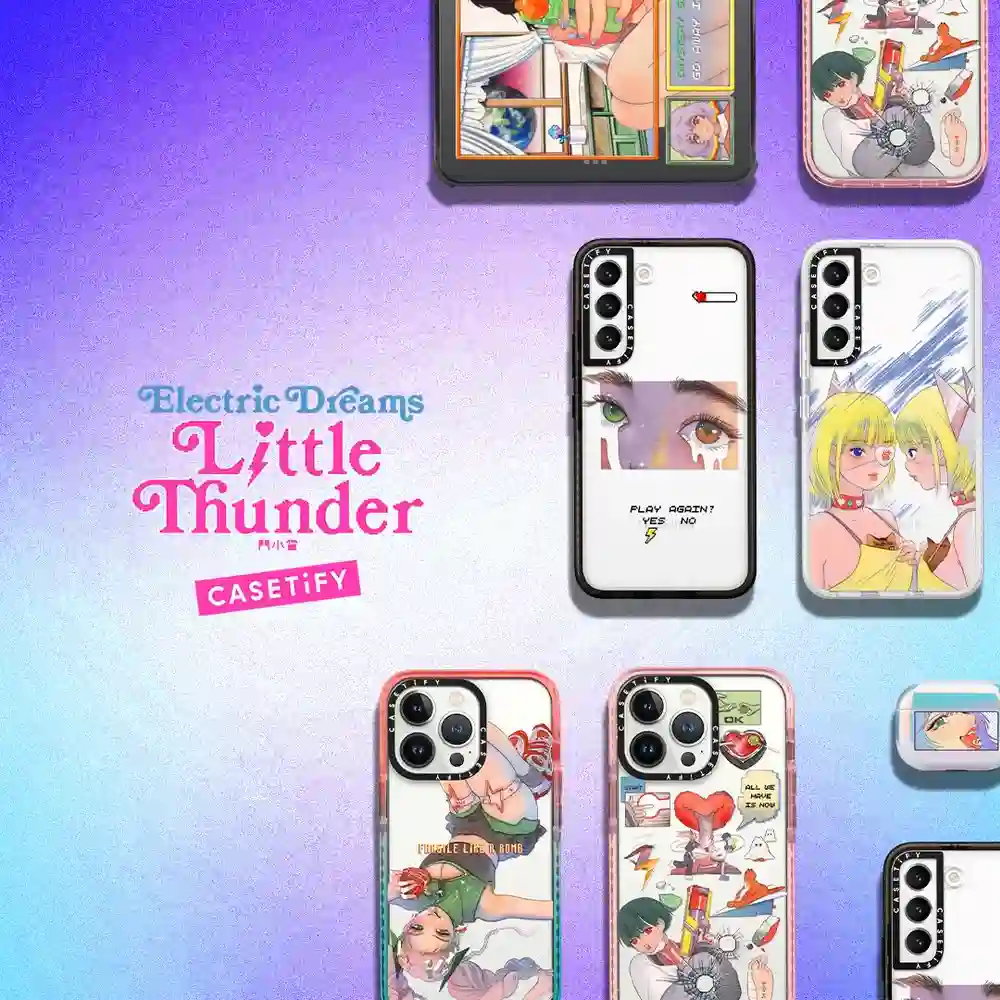 Little Thunder 藝術家門小雷聯名系列手機殼適用iPhone12-18系列