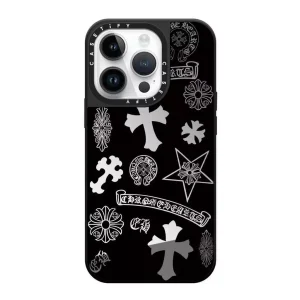 聯名十字架花紋 手機殼適用iPhone12-18系列