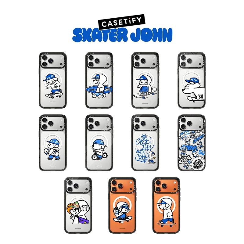 聯名藝術家滑板狗狗 適用 iPhone12-18系列