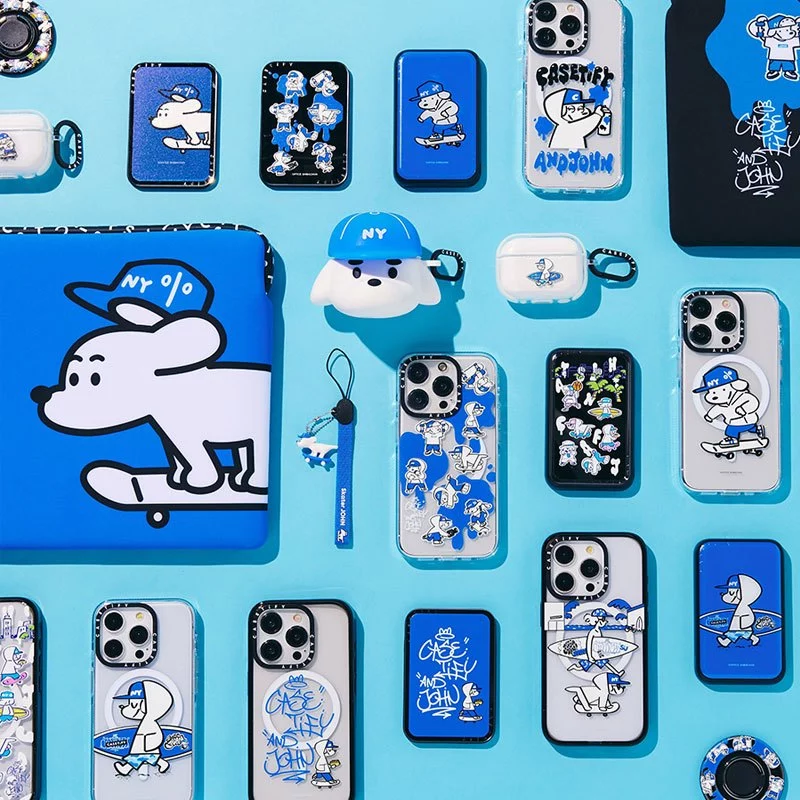 聯名藝術家滑板狗狗 適用 iPhone12-18系列