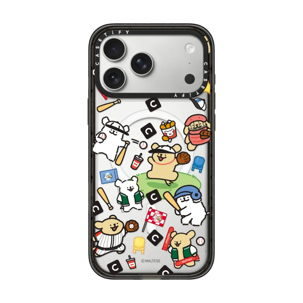 Maltese Baseball Sticker Case