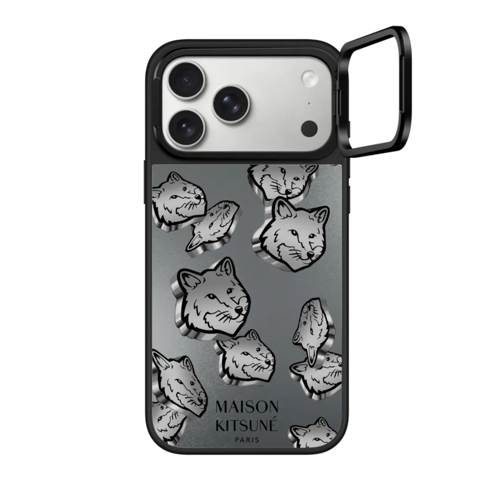 Maison Kitsuné Silver Case｜手機殼