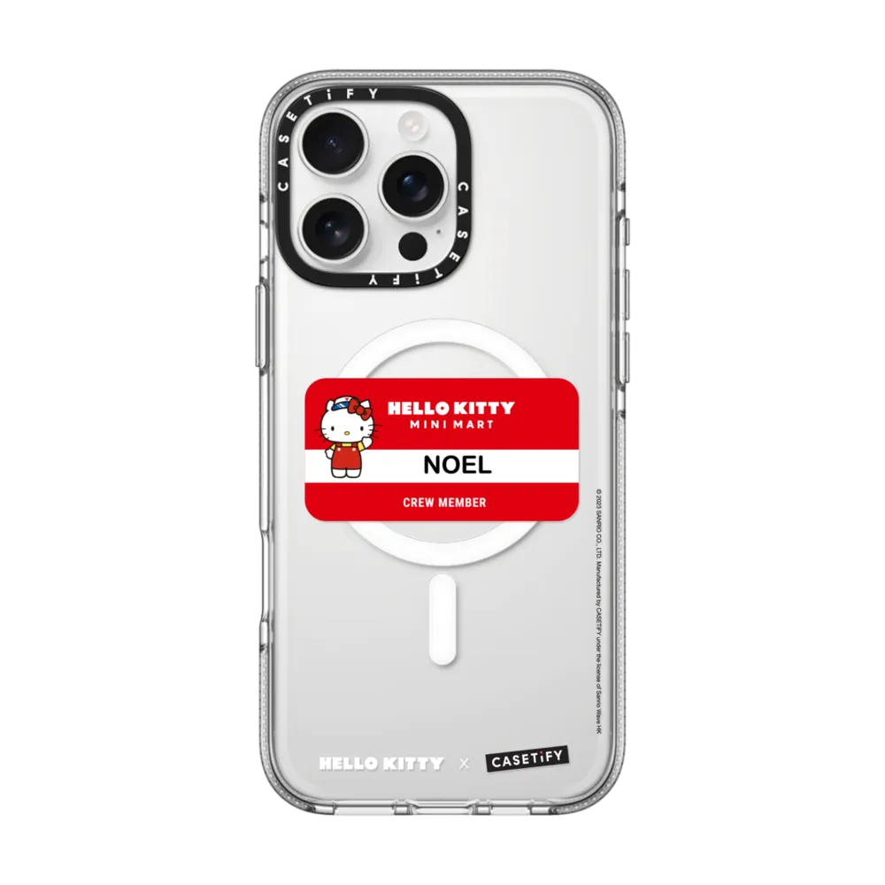 Hello Kitty（凱蒂貓）｜Custom Hello Kitty Minimart Nametag Case｜手機殼