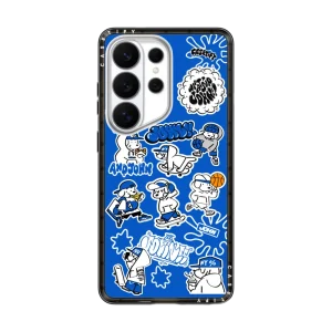 Chill Time in NY (Sticker Mania) - Blue｜三星手機殼