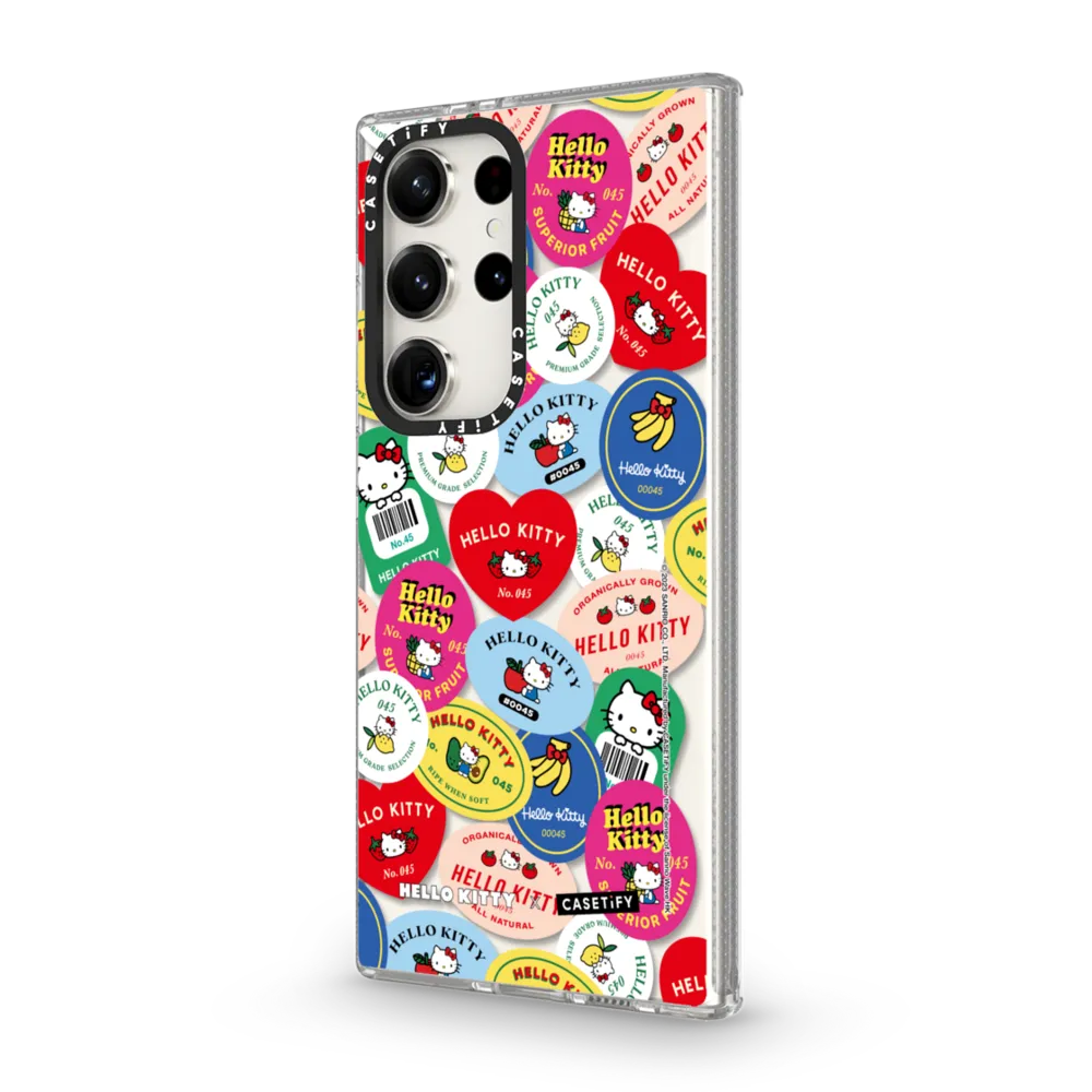 Hello Kitty（凱蒂貓）｜Hello Kitty Produce Stickers Case｜三星手機殼
