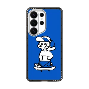 Chill Time in NY (Skateboard & Music) - Blue｜三星手機殼