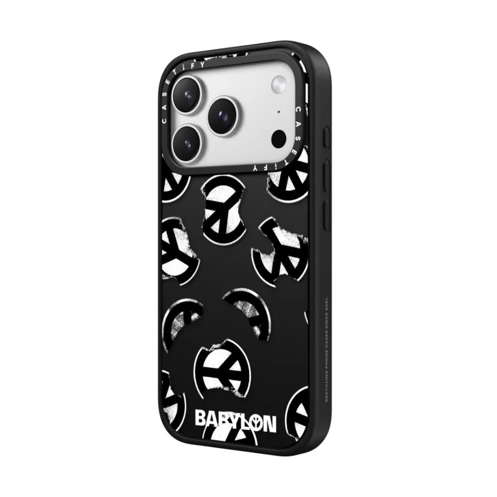 Babylon Sticker B&W Case｜手機殼