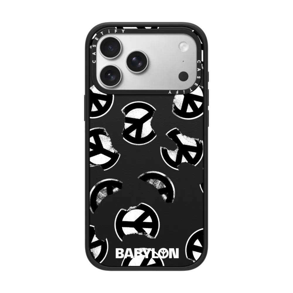 Babylon Sticker B&W Case｜手機殼