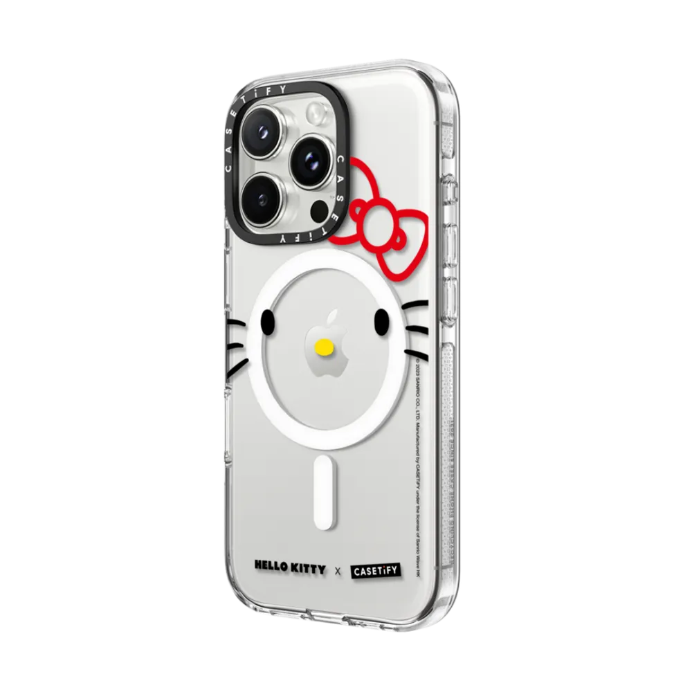 Hello Kitty（凱蒂貓）｜Hello Kitty Face Clear Case｜手機殼