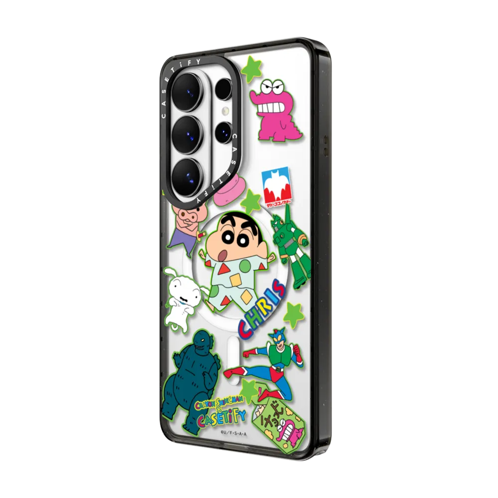 蠟筆小新｜Crayon Shinchan Sticker Custom Case (Pajamas)｜三星手機殼
