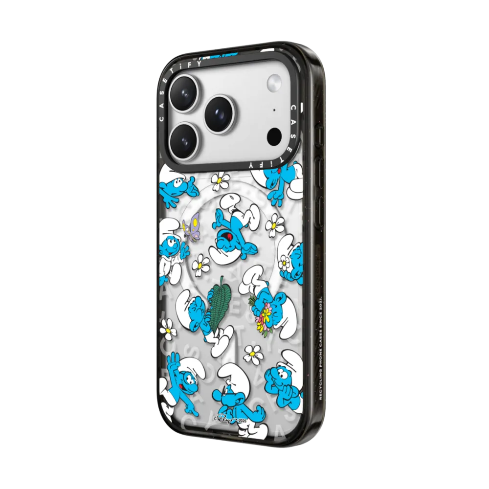 藍色小精靈 The Smurfs Jumbled Pattern Case｜手機殼