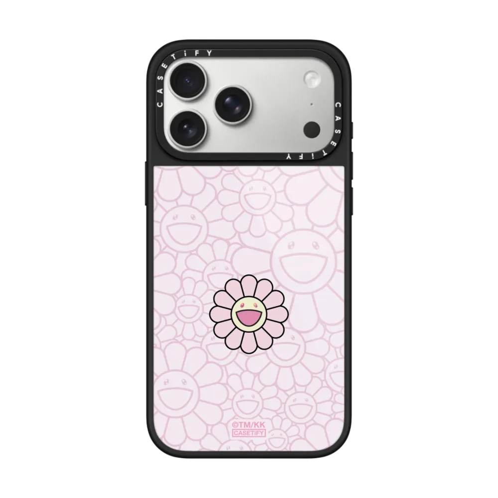 村上隆｜SUPERFLAT FLOWER PHONE CASE (PINK)（晶釉款）
