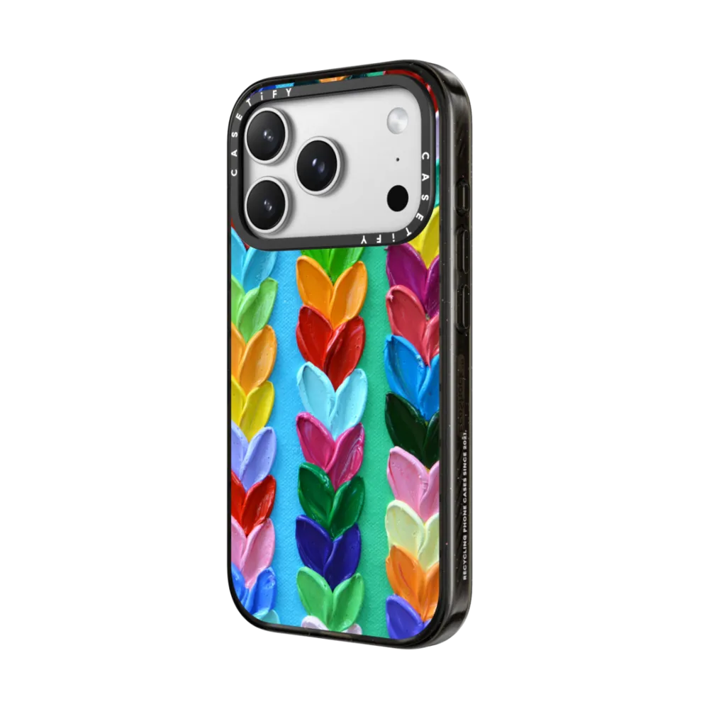 Rainbow Heart Stripes 2｜手機殼