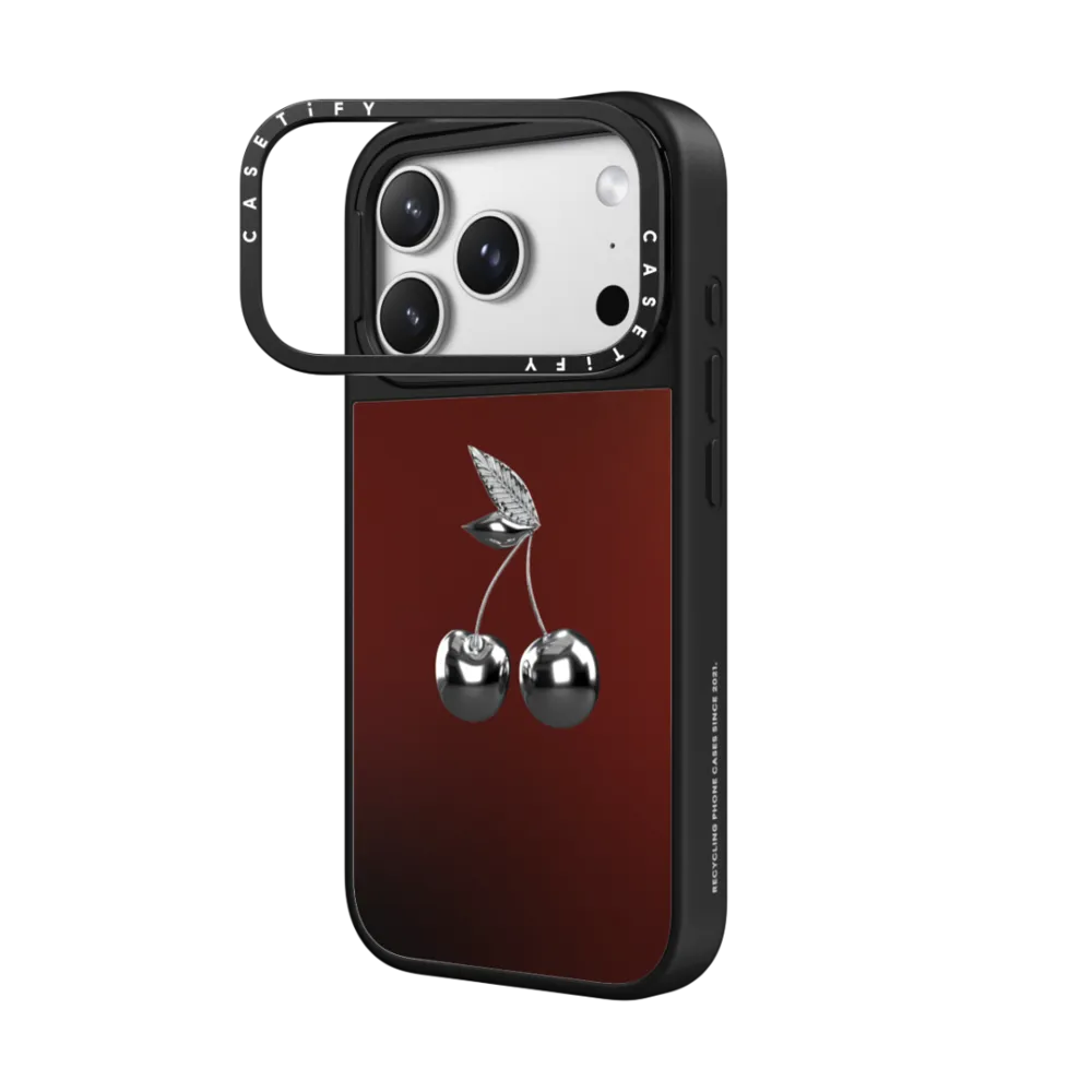 Chrome Red Cherry｜手機殼