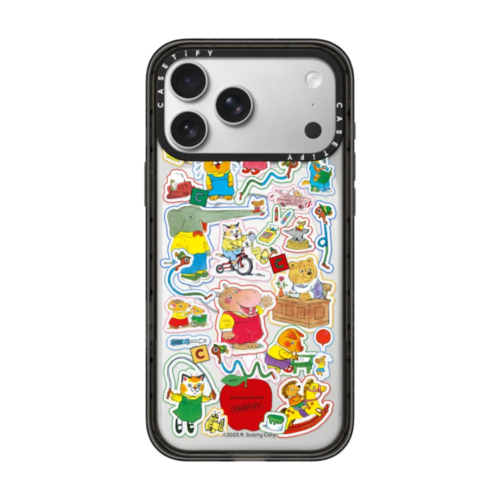 Richard Scarry Busy World Sticker Phone Case｜手機殼