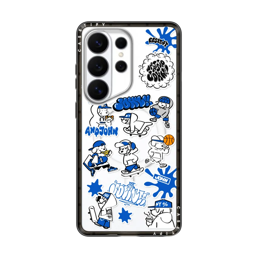 Chill Time in NY (Sticker Mania)｜三星手機殼