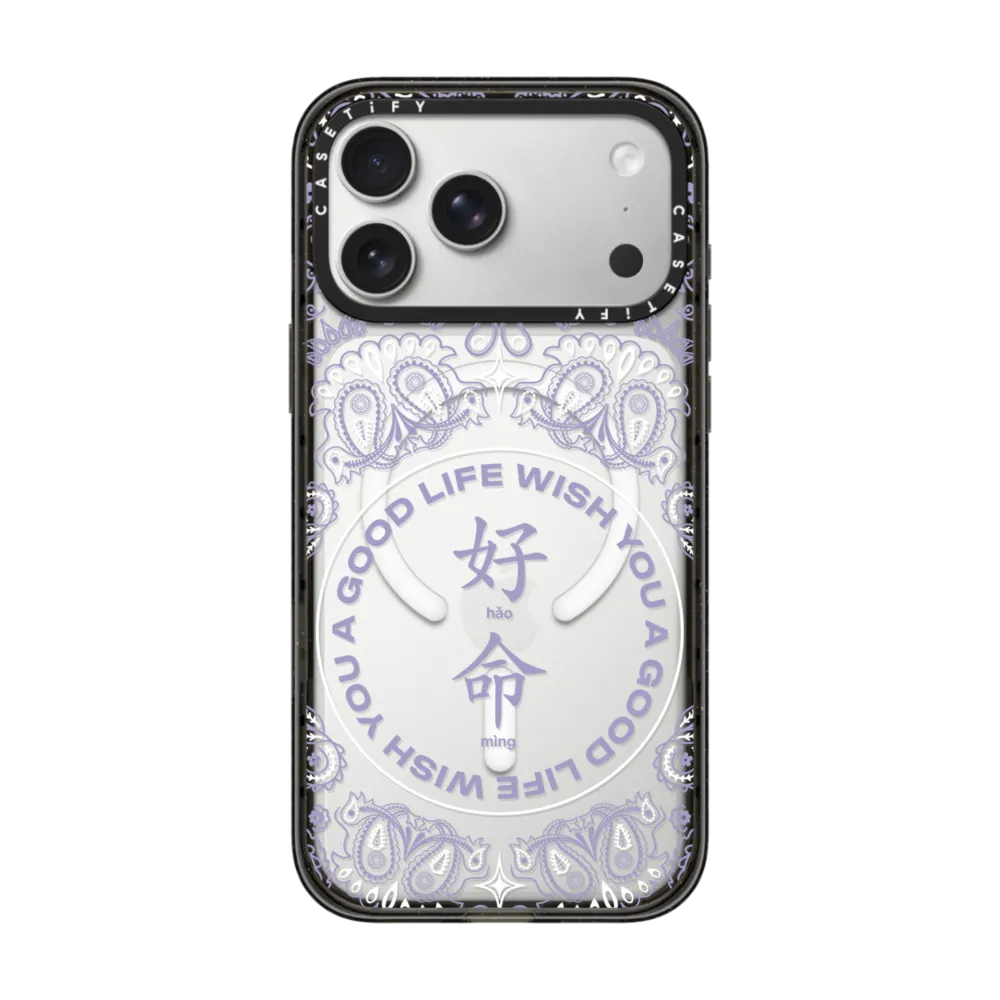 WYAGL Paisley Case - Purple｜手機殼