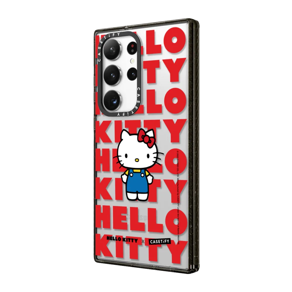 Hello Kitty（凱蒂貓）｜Hello Kitty Graphic Logo Case｜三星手機殼