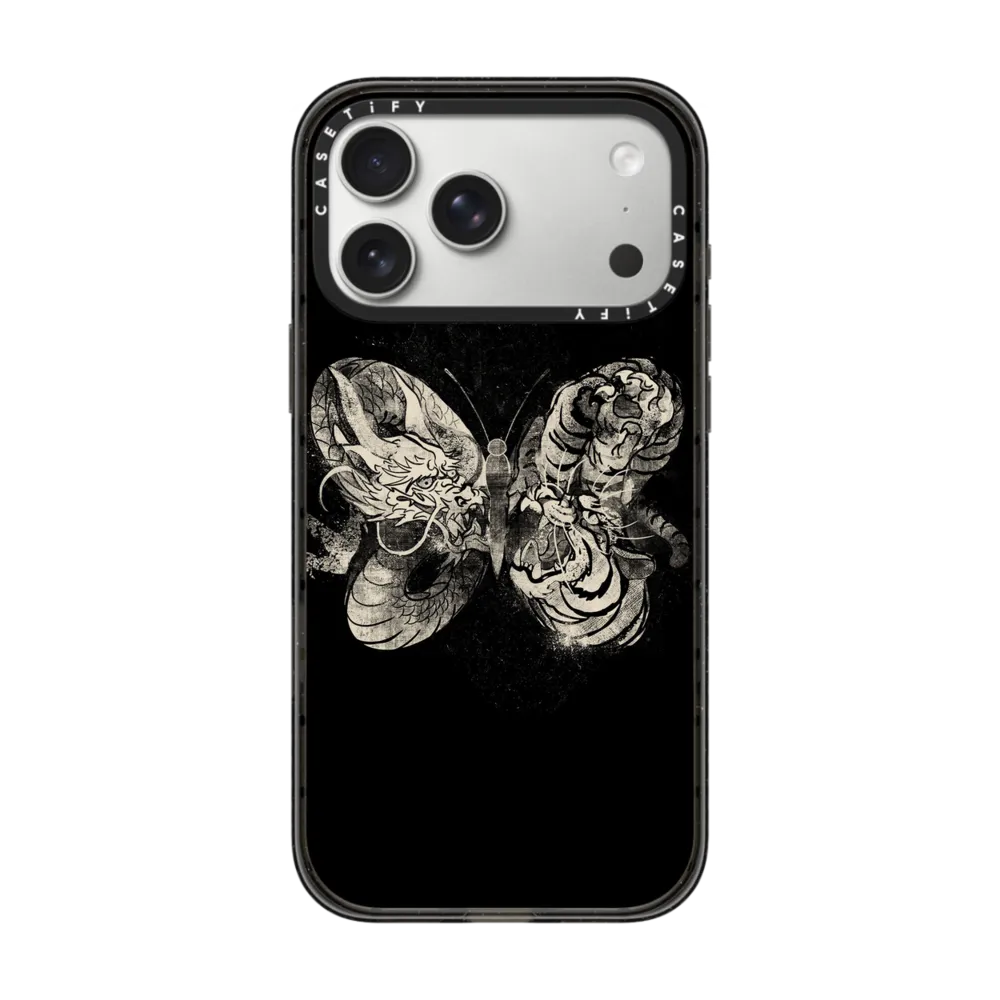 Dragon Tiger Tattoo Butterfly｜手機殼