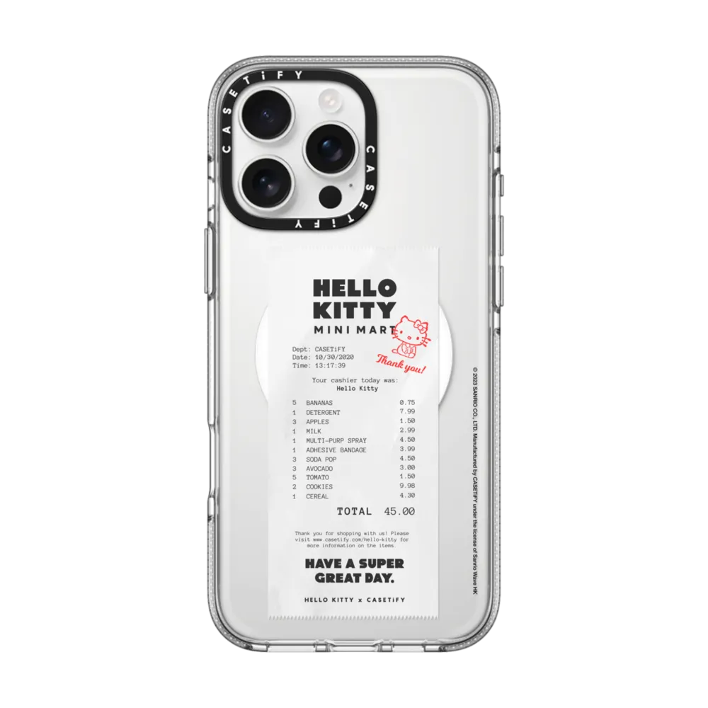 Hello Kitty（凱蒂貓）｜Hello Kitty Minimart Receipt Case
