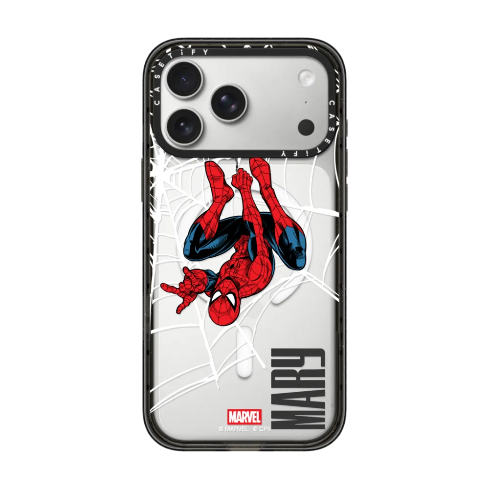蜘蛛人｜Spider-Man Name Custom Case (Black Font) - Pose 1