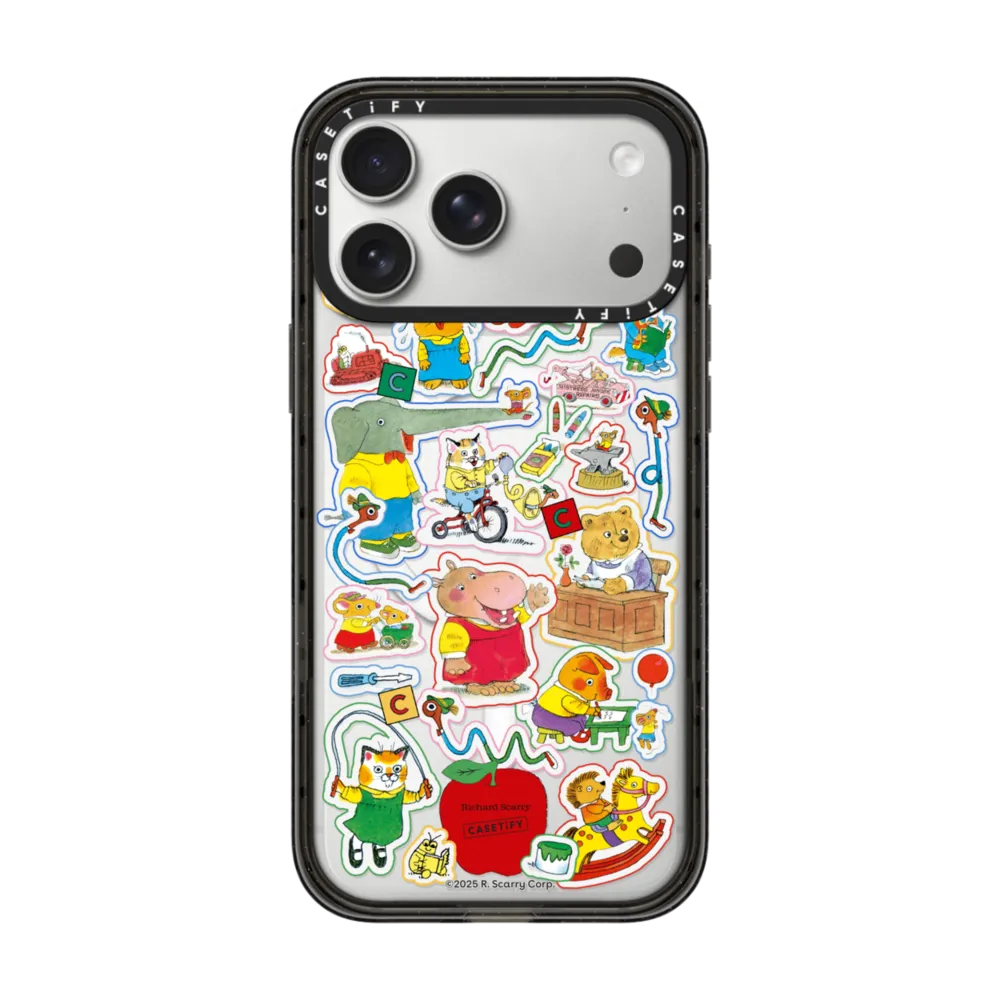 Richard Scarry Busy World Sticker Phone Case｜手機殼