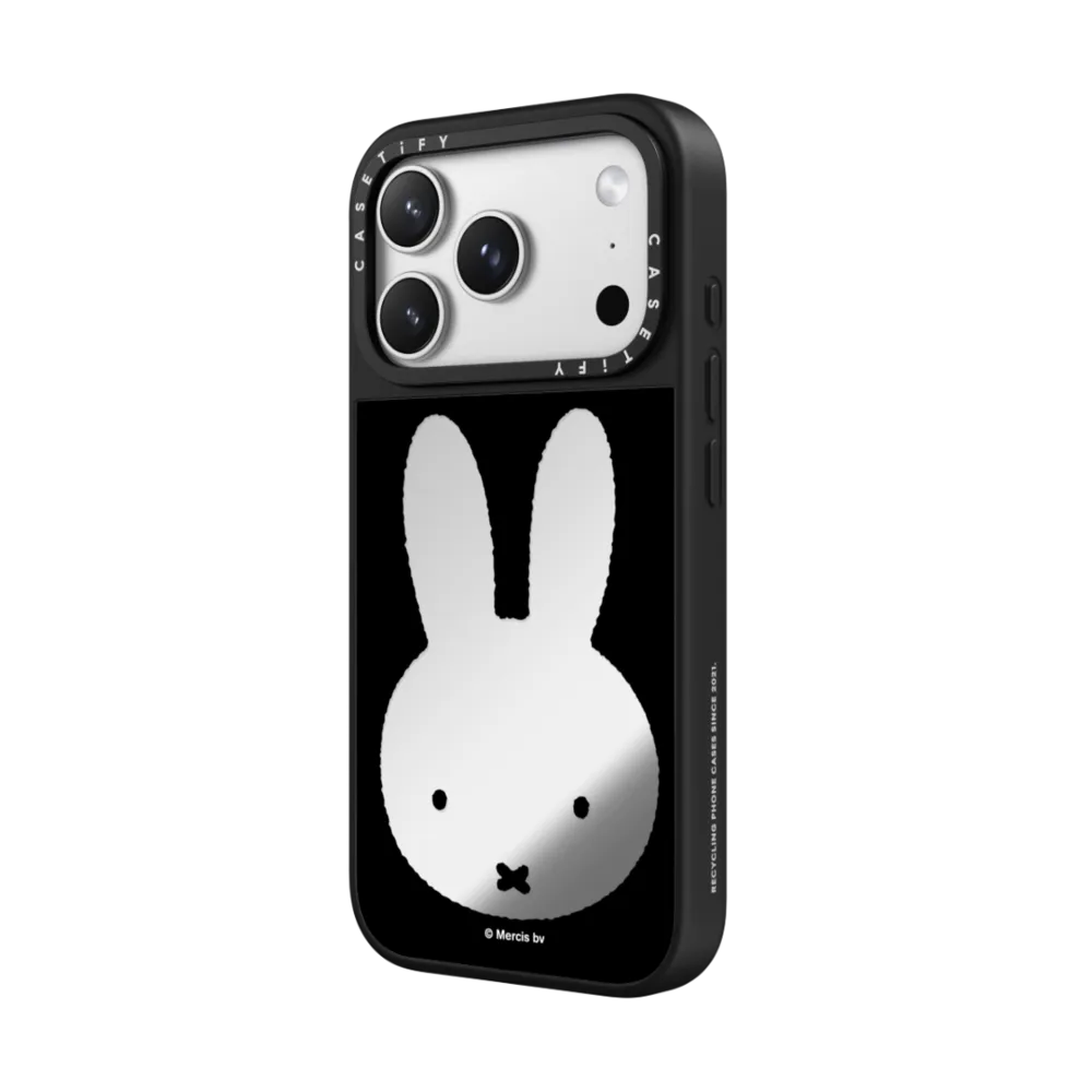 米飛兔 Miffy Black Mirror Frame Case｜手機殼