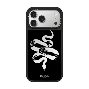 BLVCK Floral Snake Case - Black｜手機殼