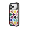 Tube Line Roundels Pattern Phone Case - Rainbow Edition｜手機殼