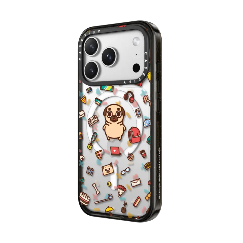 Puglie Pug Adventure Pack｜手機殼