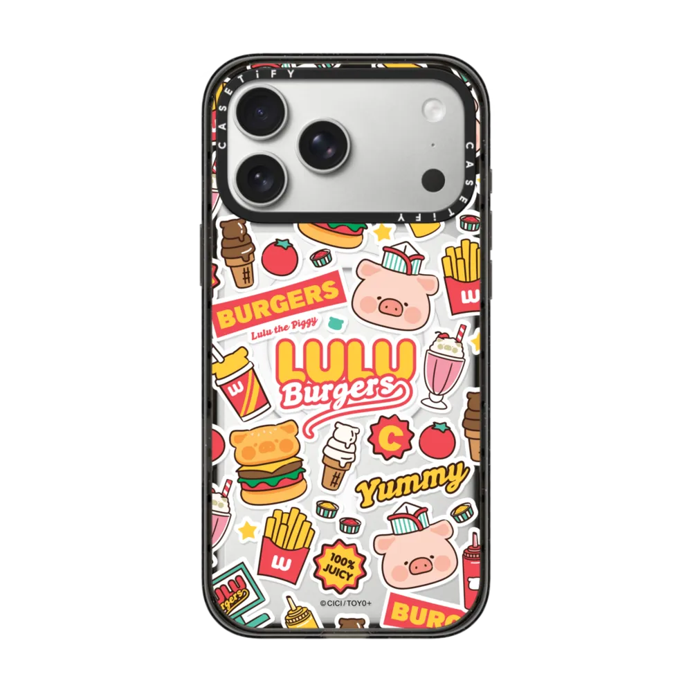 BURGERS STICKERMANIA BY LULU THE PIGGY｜手機殼