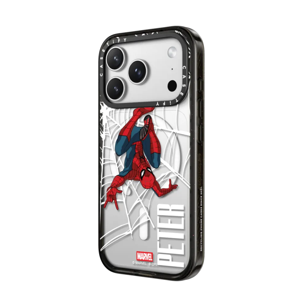蜘蛛人｜Spider-Man Name Custom Case (White Font) - Pose 2｜手機殼