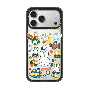 米飛兔 Miffy Postage Collage Sticker Case (Clear)｜手機殼