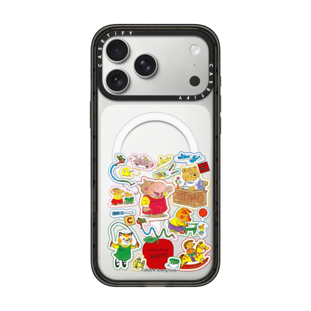 Richard Scarry Busy World Sticker Phone Case｜手機殼