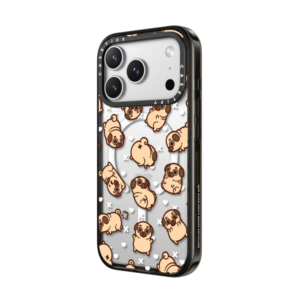 Puglie Pug Floating Pugs｜手機殼
