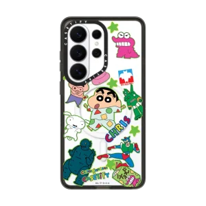 蠟筆小新｜Crayon Shinchan Sticker Custom Case (Pajamas)｜三星手機殼