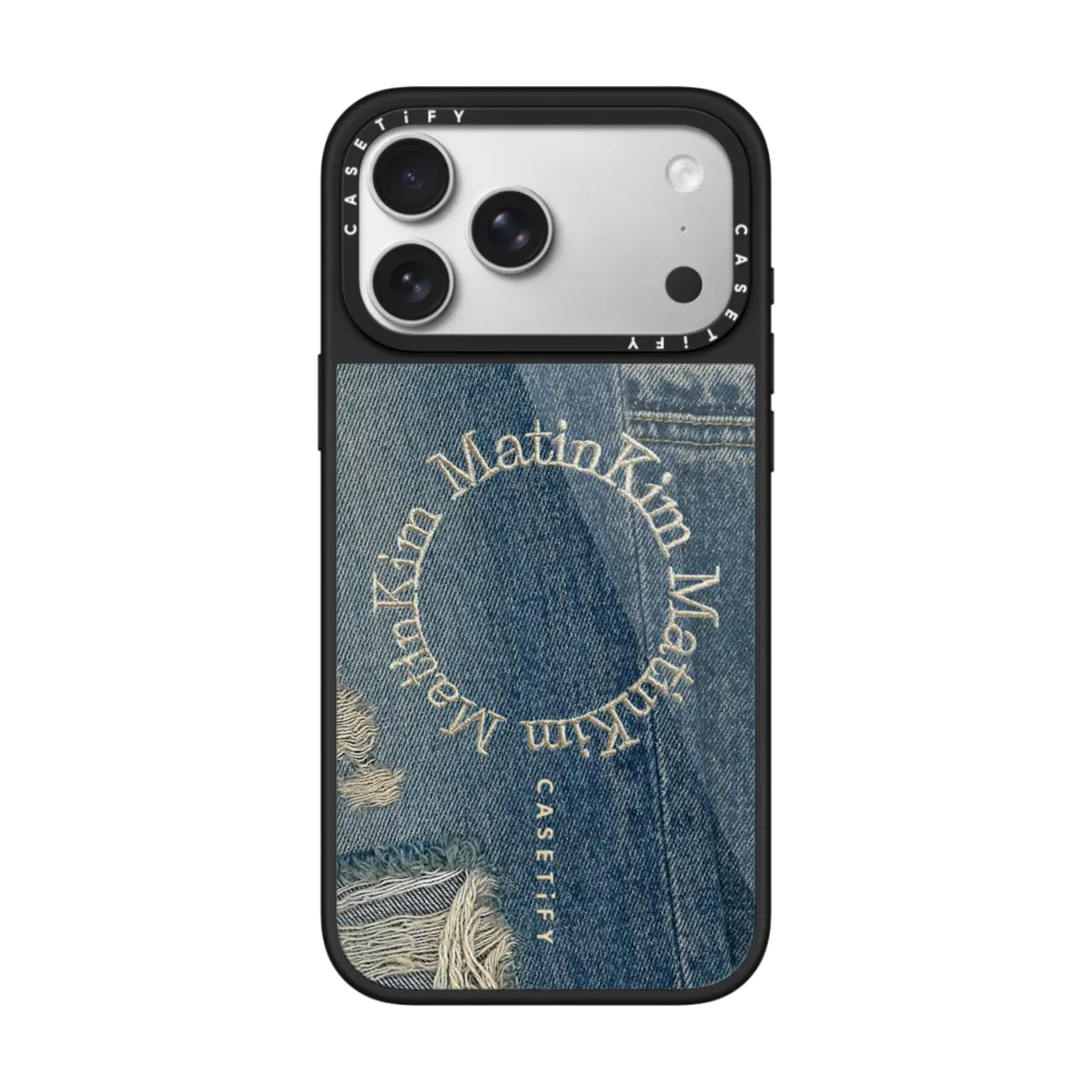 MATIN KIM DENIM CIRCLE CASE