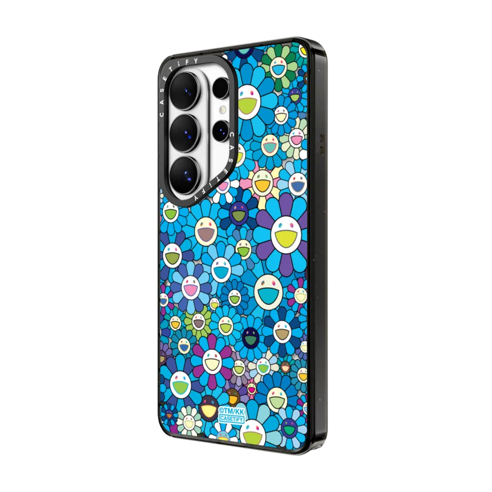 村上隆｜FLOWERS BLOOM (BLUE) PHONE CASE｜三星手機殼