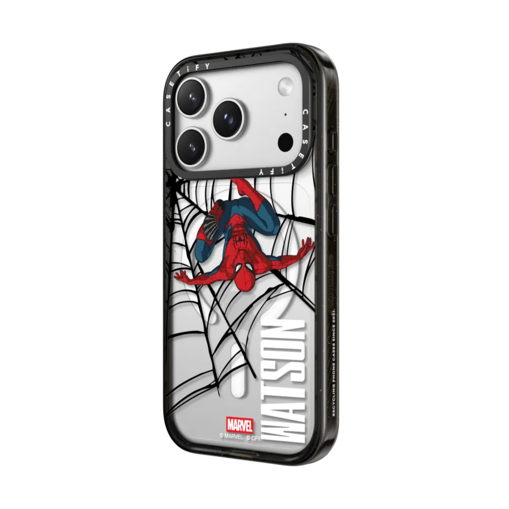 蜘蛛人｜Spider-Man Name Custom Case (White Font) - Pose 3｜手機殼