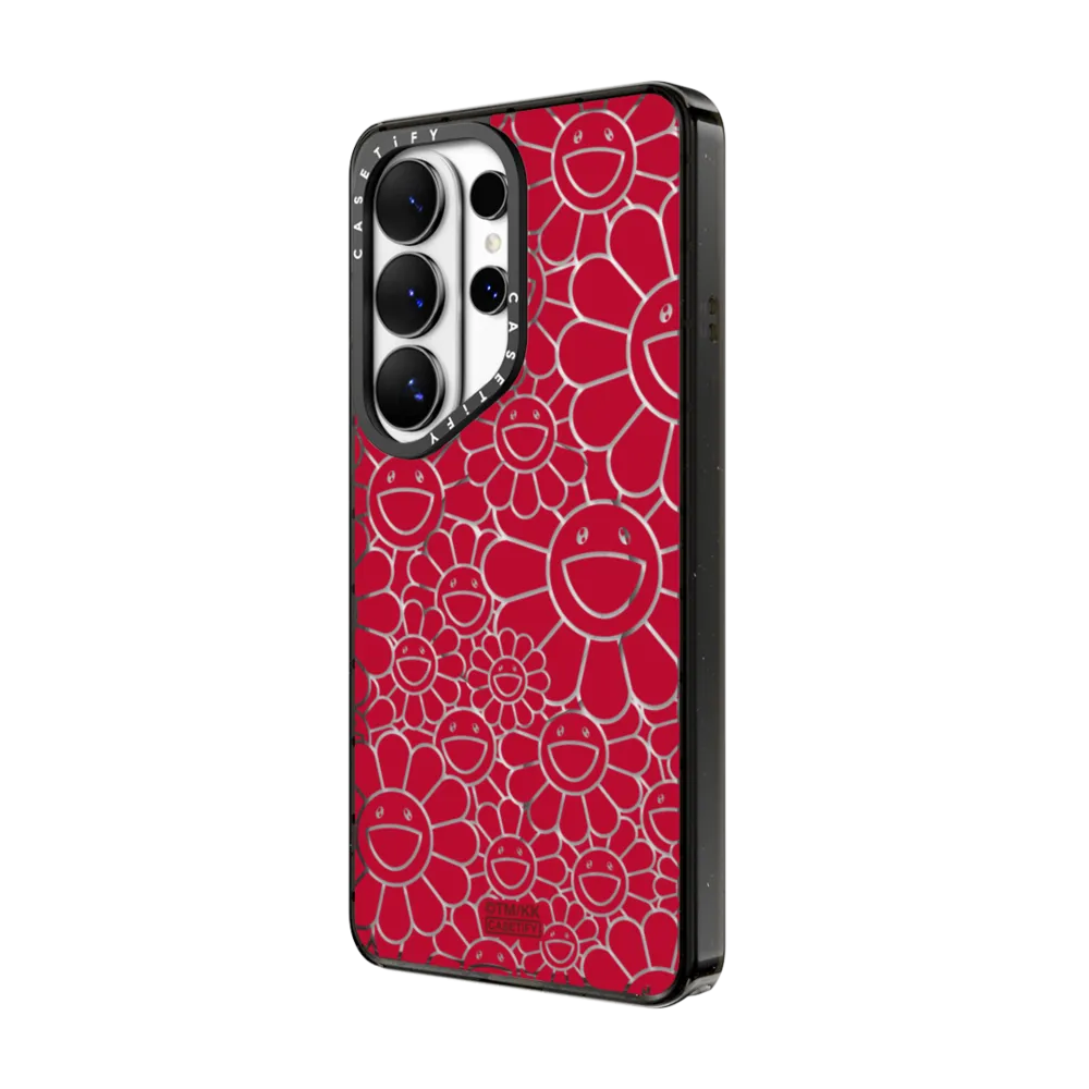 村上隆｜MULTI-FLOWERS (RED) PHONE CASE｜三星手機殼