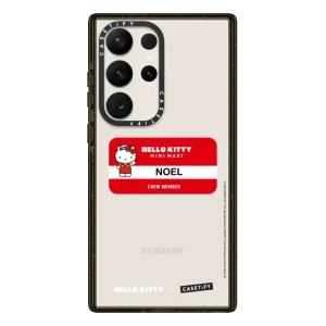 Hello Kitty（凱蒂貓）｜Custom Hello Kitty Minimart Nametag Case｜三星手機殼