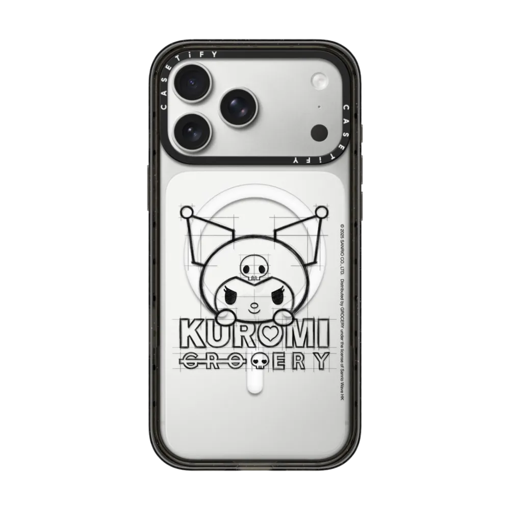 Grocery | Kuromi Black Logo Phone Case｜手機殼