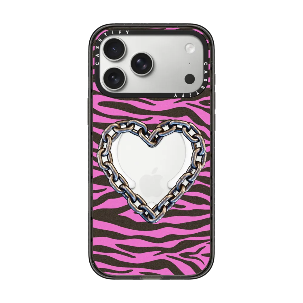 Zebra Heart Chain｜手機殼