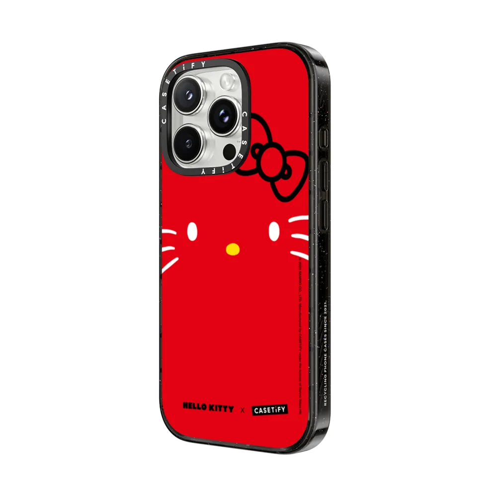 Hello Kitty（凱蒂貓）｜Hello Kitty Face Red Case｜手機殼
