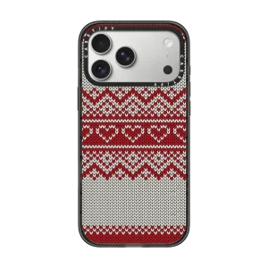 Red Fair Isle Sweater｜手機殼