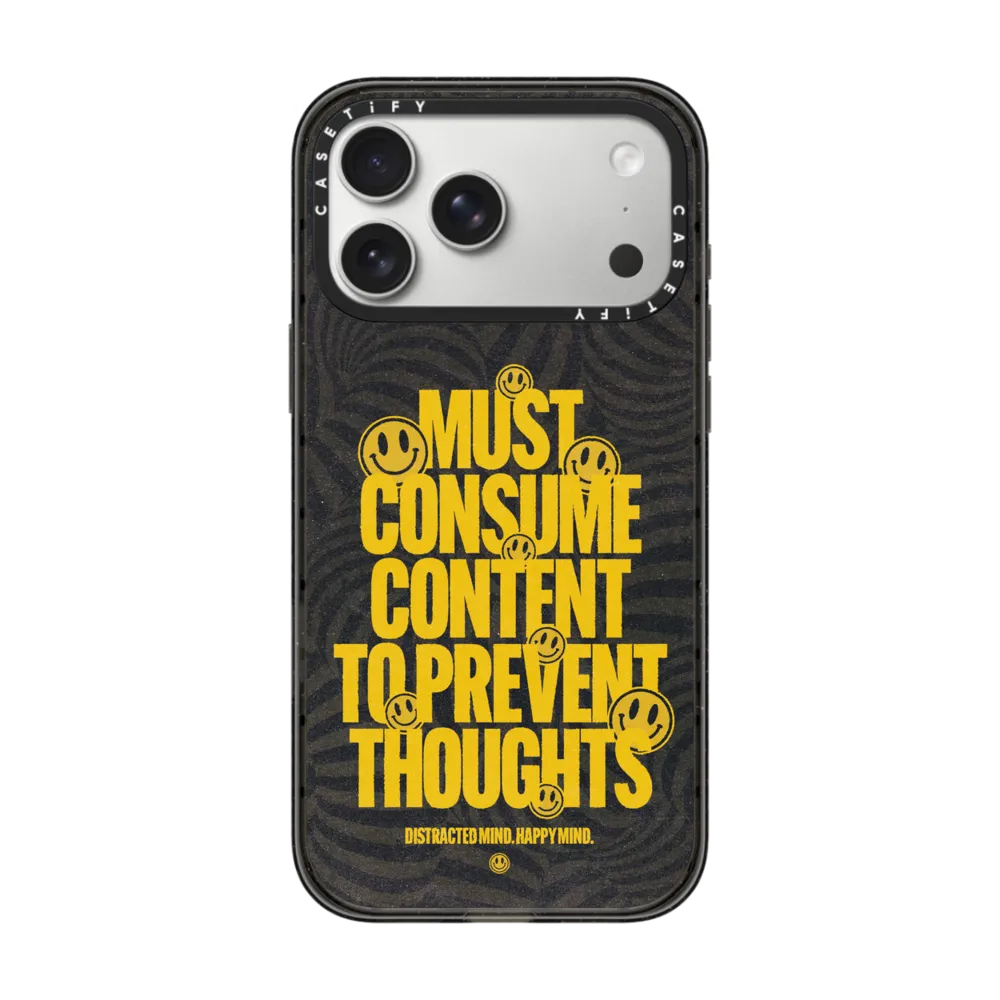 MUST CONSUME CONTENT TO PREVENT THOUGHTS by Okiden｜手機殼
